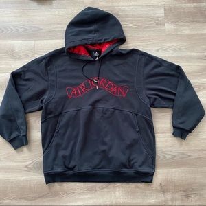 Rare Air Jordan Spellout Satin Lined Hoodie